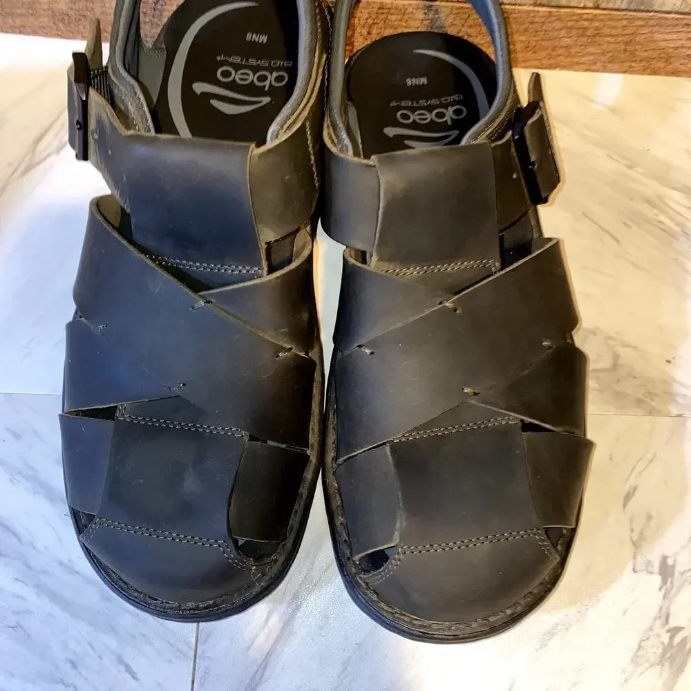 Abeo B.I.O. System Brandon Leather Black Size 8